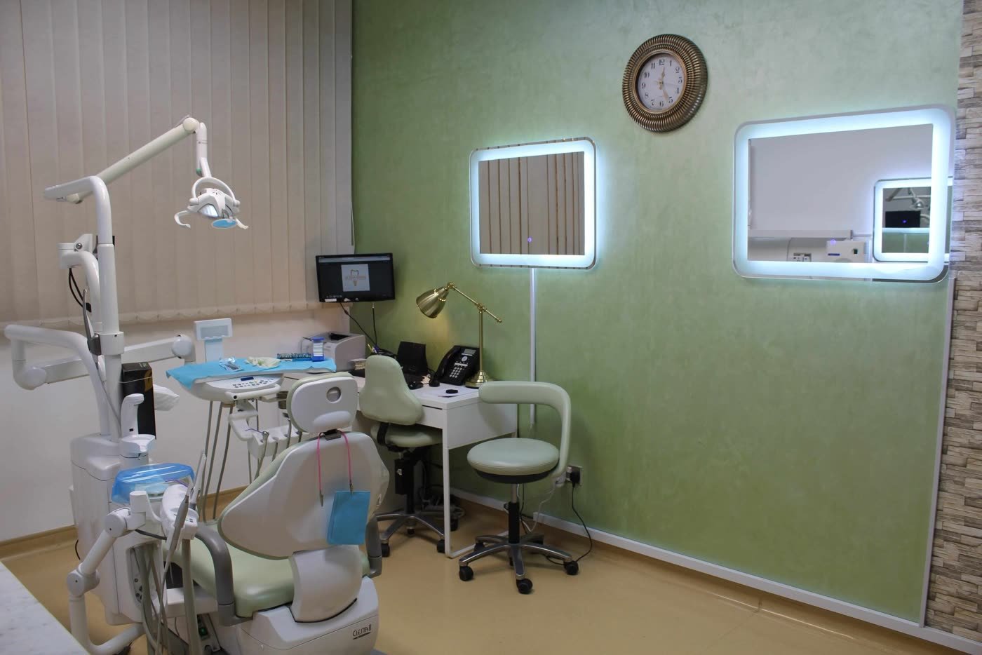 A treatment room at the clinic